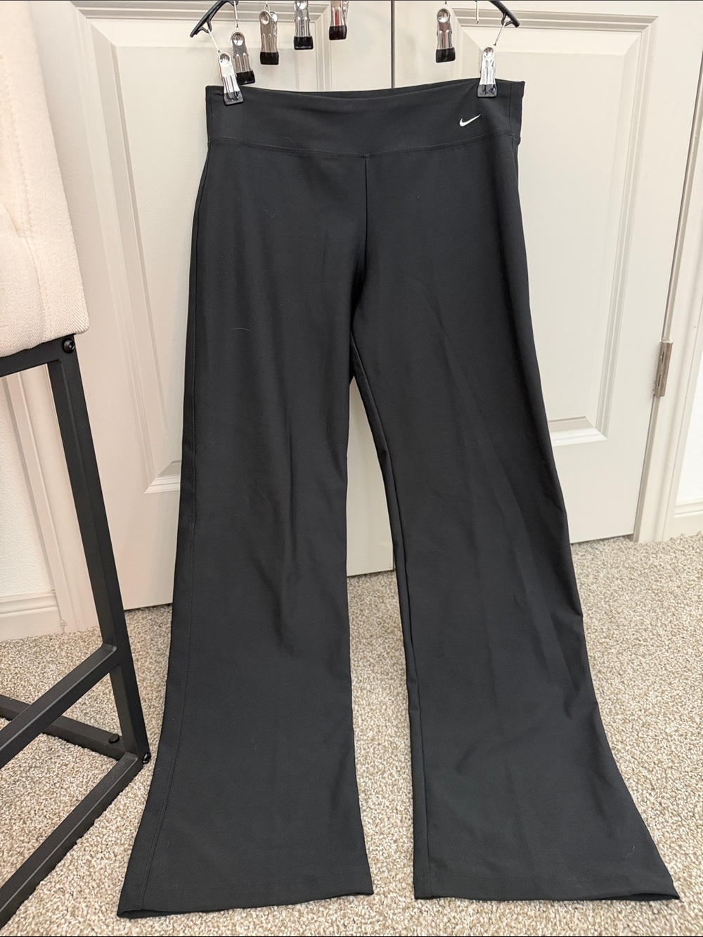 Nike Black Flared Athletic Sweatpants